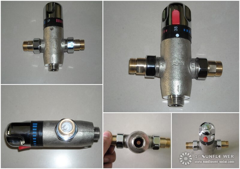 Sistema de calentamiento solar de agua.