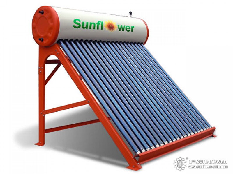 Calentador de agua solar termosifón de baja presión, Solar Geyser