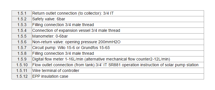 Estaci&oacute;n de trabajo solar y estaciones de bombeo SR881 EPP-p1.1.2