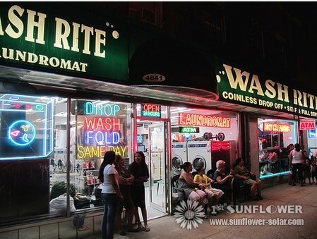 Lavander&iacute;as sin complicaciones para agua caliente comercial con energ&iacute;a solar.