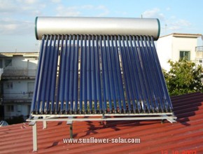 Calentador de agua solar