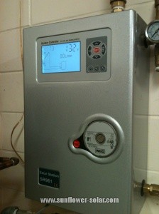 Estaci&oacute;n de trabajo para colector solar.