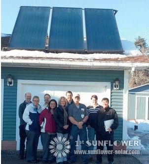 Sistema de calefacci&oacute;n solar