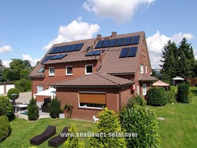 Calentador de agua solar dom&eacute;stico de aleaci&oacute;n de aluminio