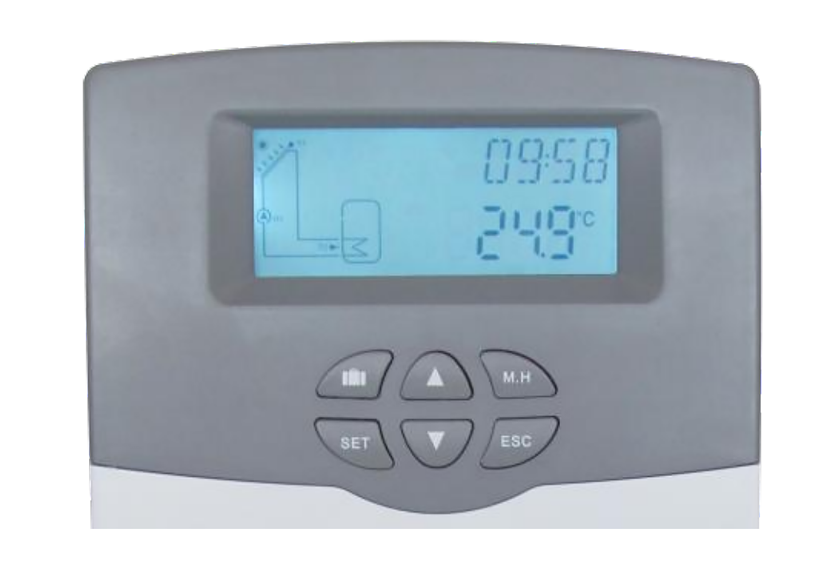 Controladores solares SR258 para calentador de agua solar presurizado dividido-p1.1