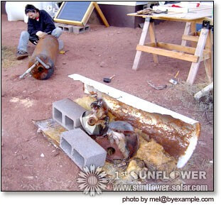 Colector de lotes de agua caliente solar (1)