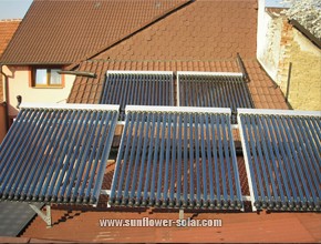 Calentador de agua solar en los Estados Unidos