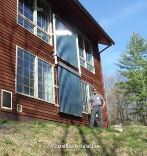 Calentador de agua caliente solar dom&eacute;stico