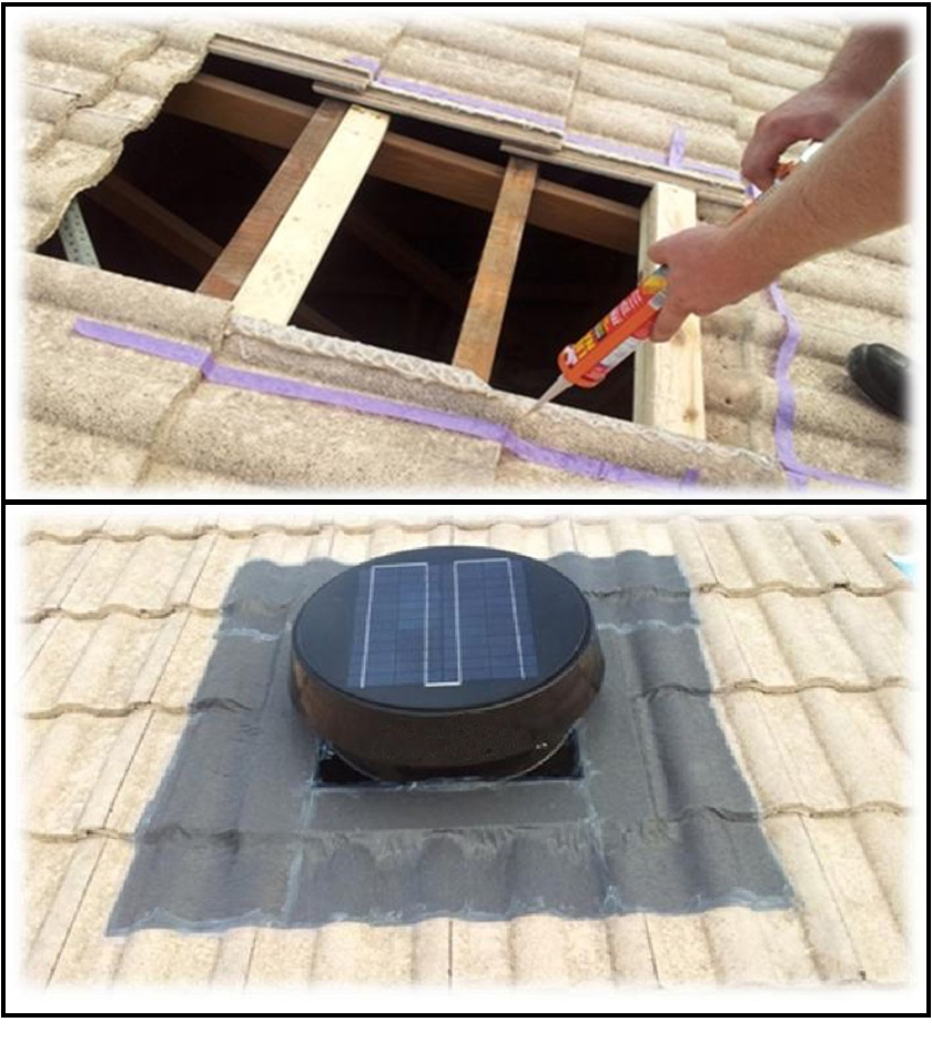 Ventilador de ventilaci&oacute;n solar del &aacute;tico de 40W para House-p3.1-2