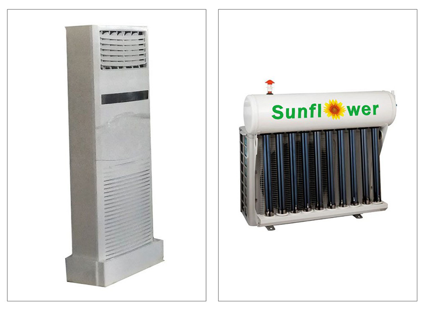 Aire acondicionado solar h&iacute;brido termal de pie-p1.1