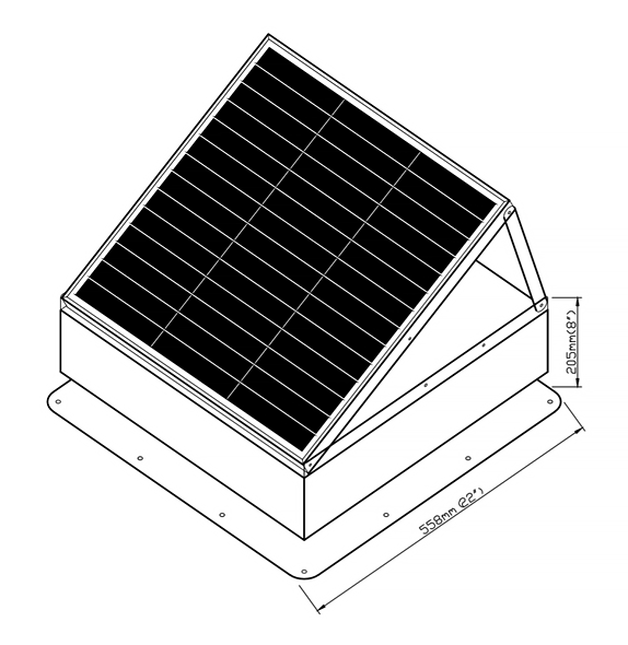 Ventilador de ventilaci&oacute;n solar del &aacute;tico de 40W para House-2.2.jpg
