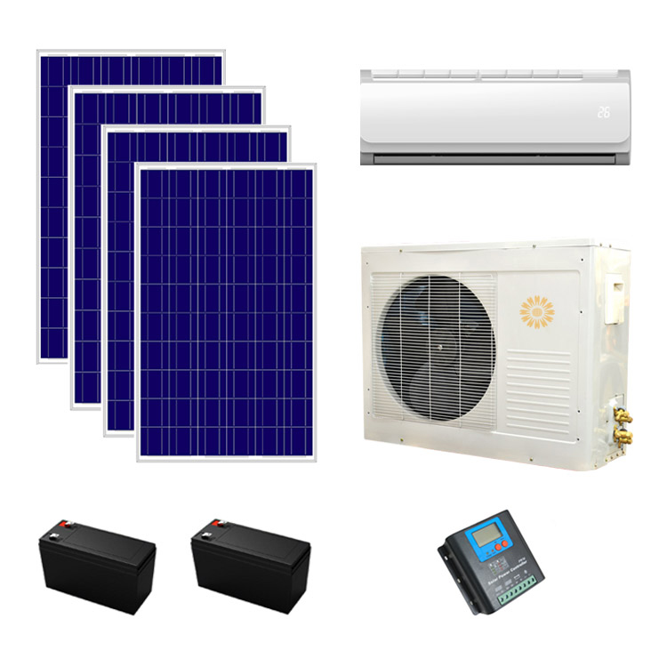 Comparación de acondicionador de aire solar híbrido fototérmico y acondicionador de aire 100% solar
